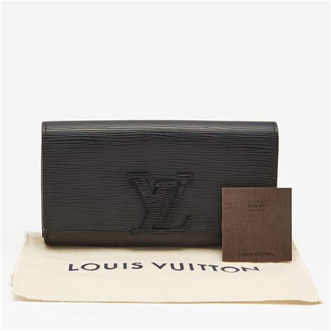 louis vuitton louise wallet black|Louis Vuitton black zipper wallet.